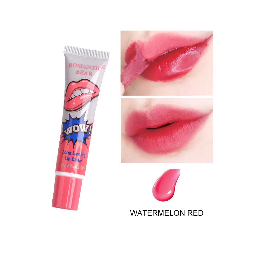Magic 6 Colors Peel Liquid Lipstick Waterproof Lasting No Fading Lip Ink Tear Lip Gloss Tattoo Dyed Lip Glaze Lips Cosmetics.