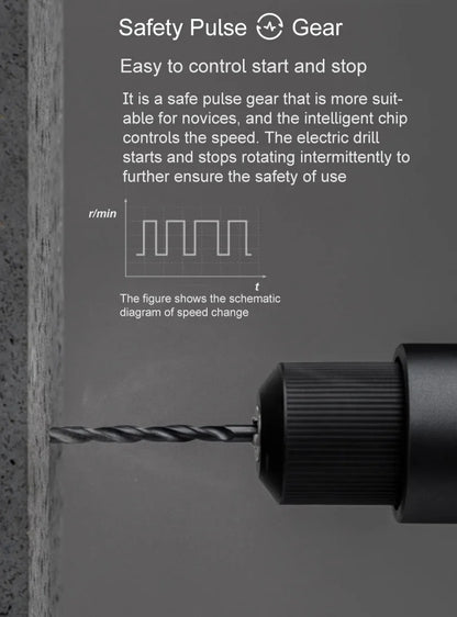 Neue Xiaomi Mijia Bürstenlosen Bohrmaschine Schraubendreher Smart Home Power Tool Typ-C Wiederaufladbare Multifunktionale Akku-bohrschrauber