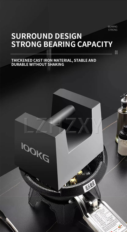 Low-pressure Fierce Fire Gas Stove Commercial Single-hole Liquefied Gas Burner for Hotel Restaurant Energy-saving Gas Cooktop.