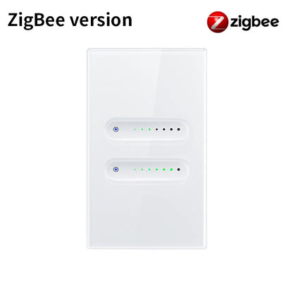 AVATTO Tuya WiFi/ZigBee 1/2 Gang Dimmer Licht Schalter Touch Panel APP Fernbedienung Smart Dimmer Schalter Für Alexa google Hause