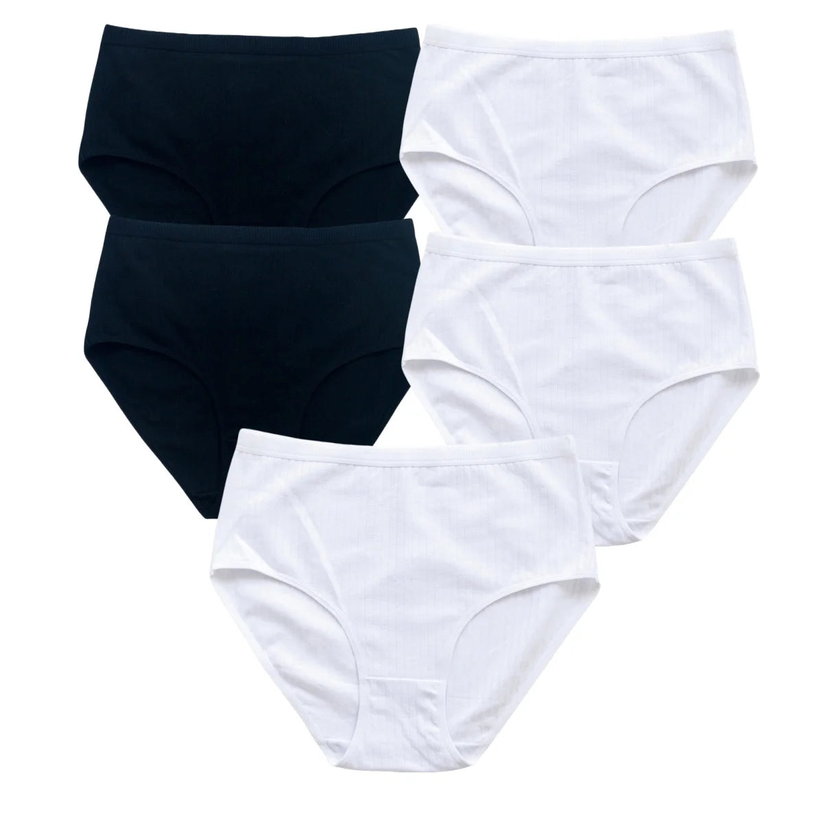 5Pcs/Set High Rise Cotton Panties Women Sexy Lingerie Solid Color Briefs Female Seamless Underwear Comfort Intimates.