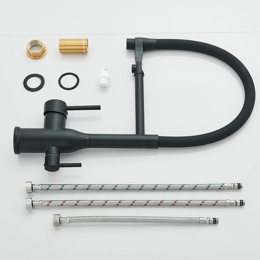 Filtered Kitchen Faucet Purification Tap With Magnetic Sprayer Kitchen Faucet Filtered Water Purification Feature Kitchen Tap