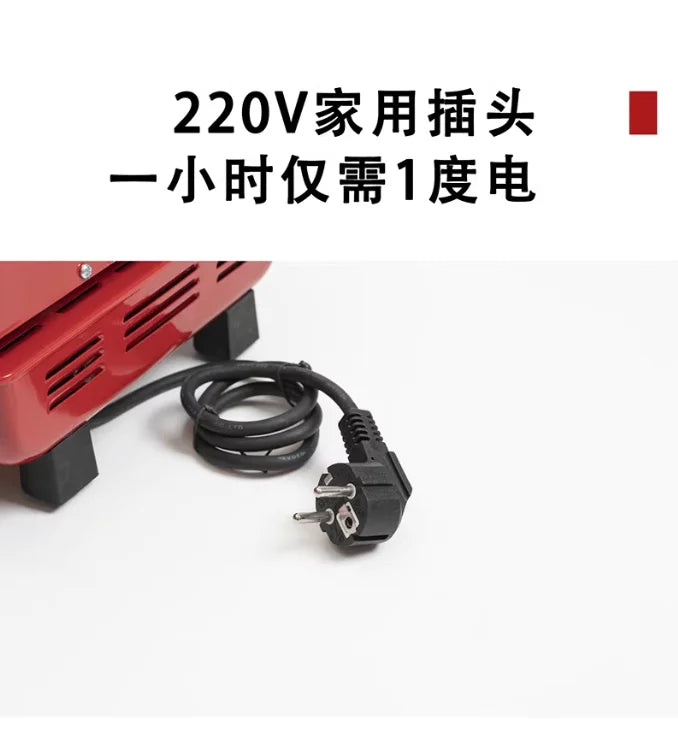 Dualer elektrischer Heiz-Pizzaofen, tragbar, für den privaten und gewerblichen Gebrauch, 30,5 cm