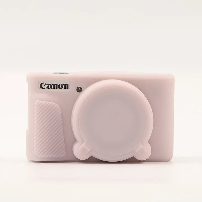 Camera Case for Canon PowerShot SX740 / SX730 Digital Camera, Soft Silicone Protective Bag Removable Lens Cover Accessories.