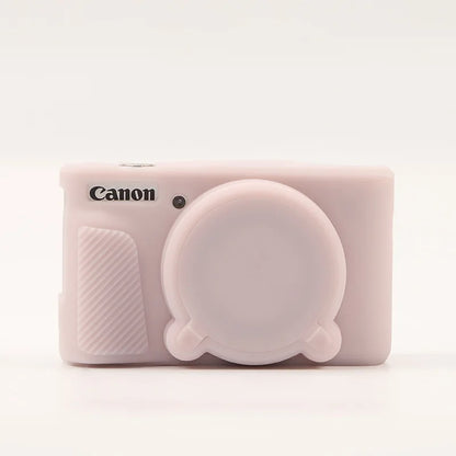 Camera Case for Canon PowerShot SX740 / SX730 Digital Camera, Soft Silicone Protective Bag Removable Lens Cover Accessories.
