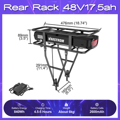 [ON SALE] Hailong Battery Electric Bicycle 21700 18650 Cells Pack 48V 36V 13Ah 52V 20Ah eBike Powerful Lithium Battery for BBS02