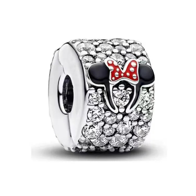 New fashion 100% S925 sterling silver Disney All-Star pendant beads, suitable for the original Pandora bracelet, women's fashion