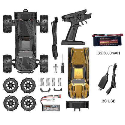 Hyper Go MJX 14210 V3.0 1/14 RC Car 75km/h Brushless 2.4G Remote Control 4WD Off-road Racing RC Truck Electric Toy
