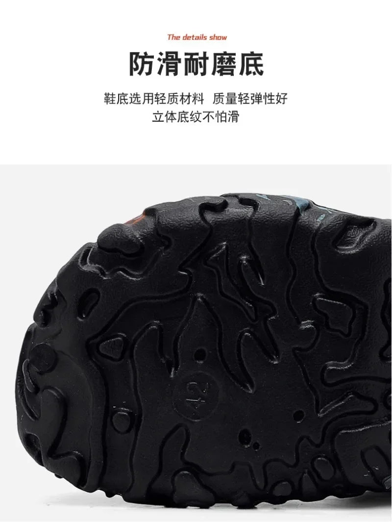 Plus Size 46 47 Men's Summer Clogs Sandals Eva Slippers Men Fashion New Flat Sandals Men Women Leisure Slides Men Casual Shoes.