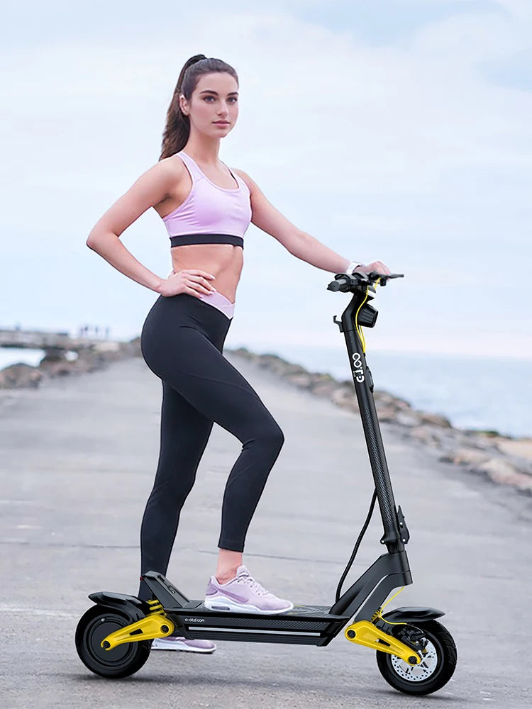 OOTD S10 Electric Scooter 1400W Motor 48V20AH Battery City Off-Road Electric Scooter Adult 10 Inch Foldable Electric Scooter