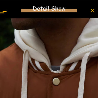 2025 New Winter Men Outdoor Windbreak Warm Travel Jacket Men Autumn Hooded Casual Fashion Sport Brand Loose Jacket Male Coat Top.