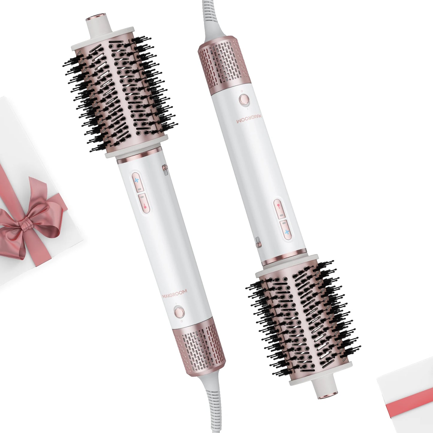 MAXGROOM High-Speed Hair Dryer Brush 110000 RPM Fast Dry Hair Care Styling Blow Dryer Brush Negative Ion HairDryer Multi Styler.