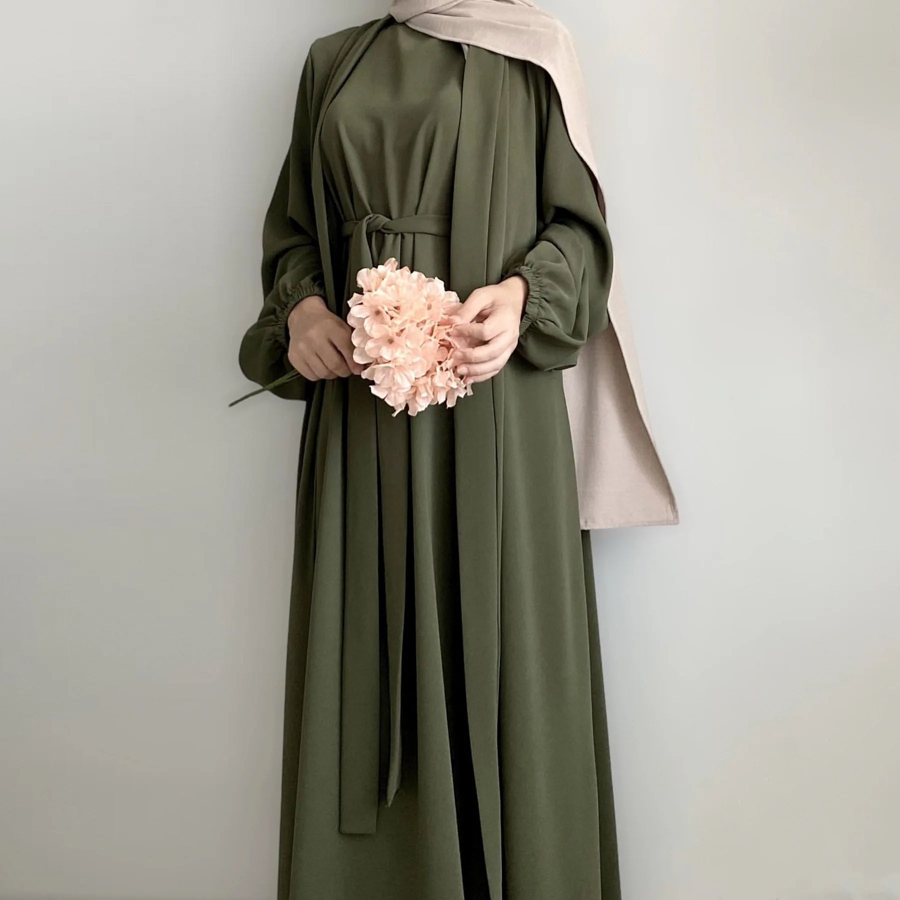 2024 New Muslim Sets for Women Ramadan Prayer Dress Modest Dresses Eid Dubai Abaya Female Islam Clothing Elegant Party Clothes.