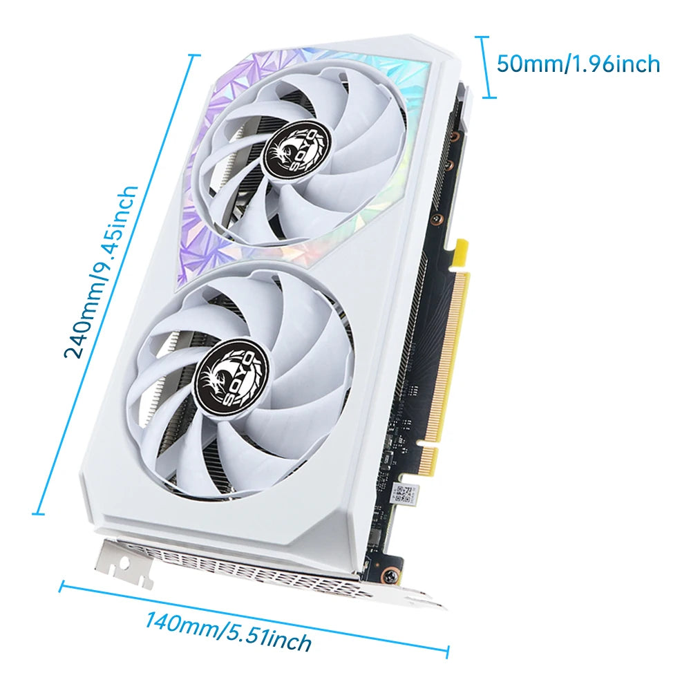SOYO New Gaming Graphics Cards NVIDIA GeForce RTX 3060 12GB GDDR6 192 Bit Desktop GPU Video Card Computer components.