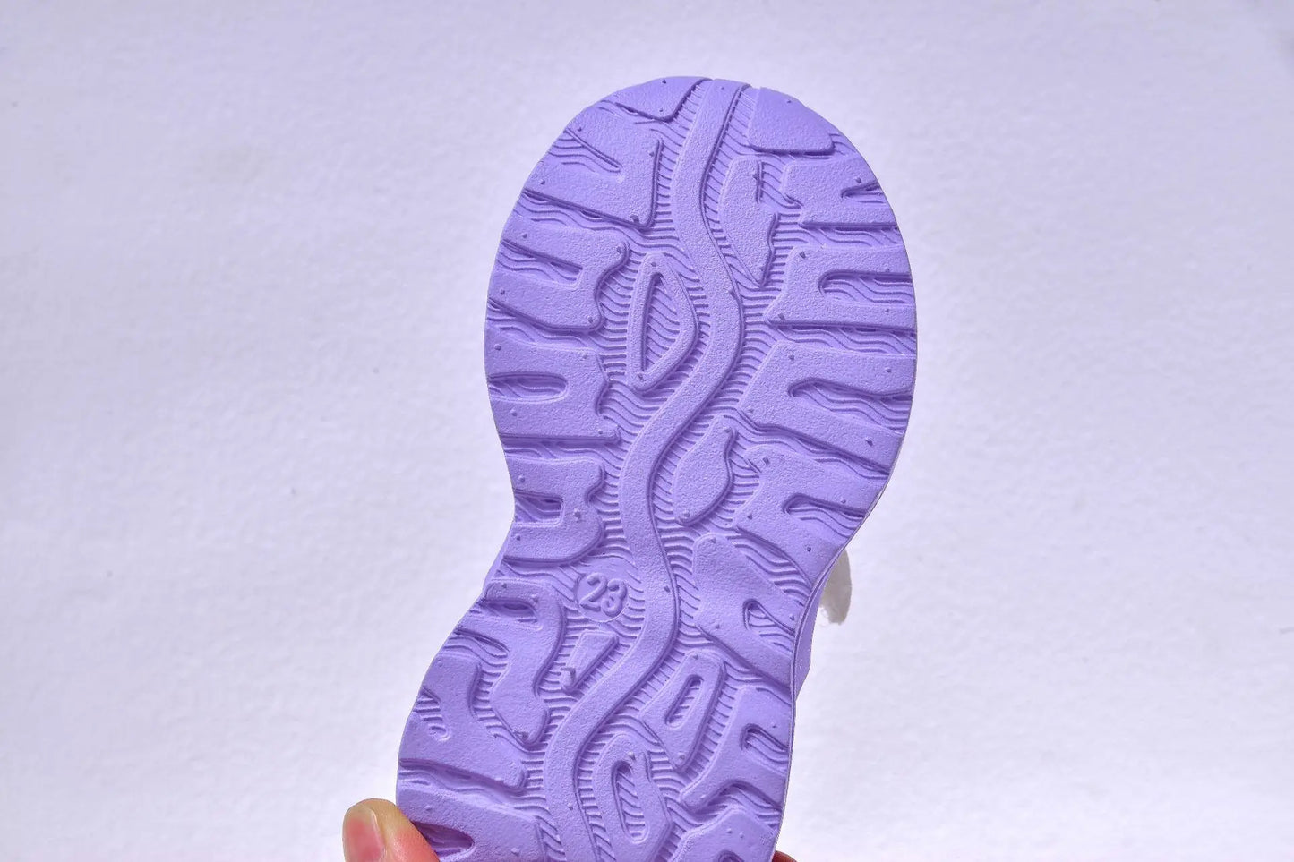 Kids'Casual Shoes Girls Led Light Cartoon PU Leather Spring Fashion Flat Bottom Anti-slip Soft Bottom Pink Purple Size 21-30.