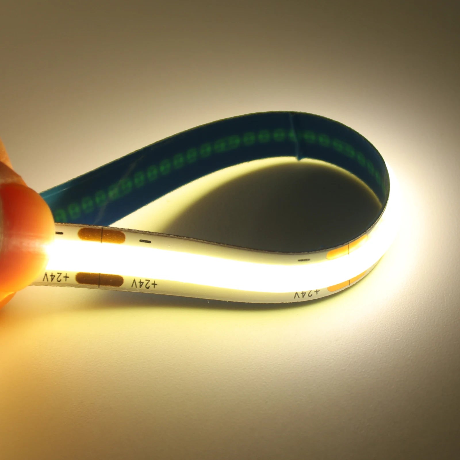 DC12 24V COB LED Strip Light 528Leds/m Flexible Tape Ribbon High Density Linear Lighting 3000-6500K RA90 Led Lights Room Decor.