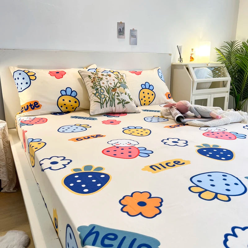 1pc Warm Winter Elastic Fitted Sheets Adjustable Flannel Velvet Mattress Cover Fluffy Fitted Bed Sheets for 200 Queen 180 size