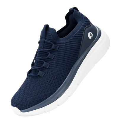 FitVille Herrenschuhe zum Hineinschlüpfen, leichte, breite Breite für Plattfüße, Plantarfasziitis, Fersenschmerzlinderung