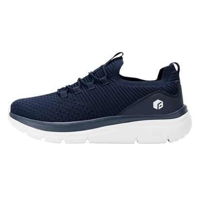 FitVille Herrenschuhe zum Hineinschlüpfen, leichte, breite Breite für Plattfüße, Plantarfasziitis, Fersenschmerzlinderung