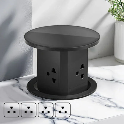 Us uk au stecker power küchentisch steckdose pop up desktop steckdosen strom ladung usb aluminium regal, versteckt, eingebaut.
