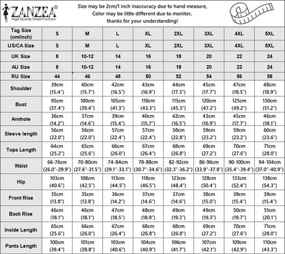 2025 ZANZEA Stylish Autumn 2 Piece Sets Women Outfit Casual V Neck Long Sleeve Tops Pant Set Solid Loose Work Tracksuit Oversize.