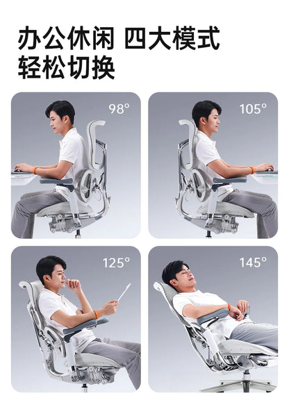 Drehbarer, ergonomischer Bürostuhl, Liegestuhl, moderner mobiler Luxus-Bürostuhl, Designer-Räder, Lese- und Konferenzstuhl, Wohnmöbel