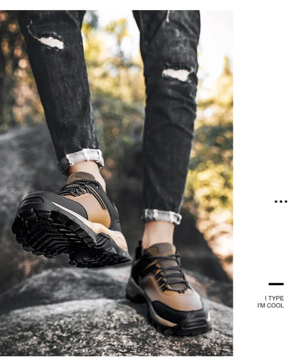 Men Boots Outdoor Sneakers Men Shoes 2025 New Fashion Male Casual Footwear Comfortable Tenis Masculino Botas Men Sneakers Shoes.