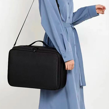 New Oxford Cloth Makeup Bag For Women Waterproof Large Capacity  Travel Cosmetic Case.