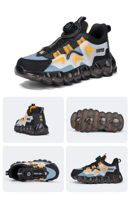 Kids Running Shoes Mesh Breathable Casual Sneakers for Children Lightweight Sport Shoes Boys Girl Non-Slip Pink Outdoor