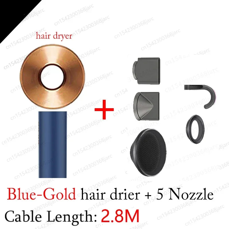 SenCiciMen Professinal Hair Dryer Negative Ion Blow Dryer Quick Dry Leafless Hairdryer Salon Home Constant Temperature Hair Care.