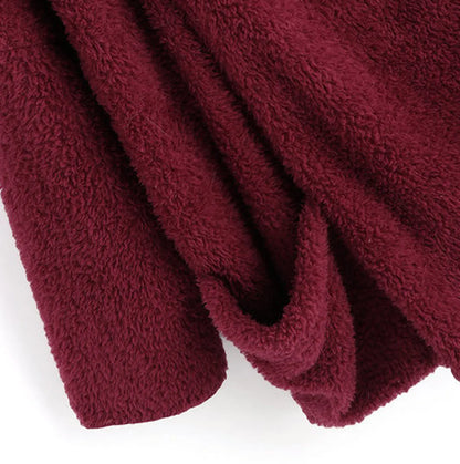 Herbst Wintermantel Frauen warme Teddybär Mantel Woll jacke weibliche Plüsch mantel Kapuzen jacke neue Damen mäntel einfarbige Jacke