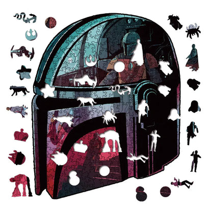 Movie Characters Wooden Puzzle Film Star Wood Jigsaws 2D Magic School Badge Character Jigsaw Toys for Kids.