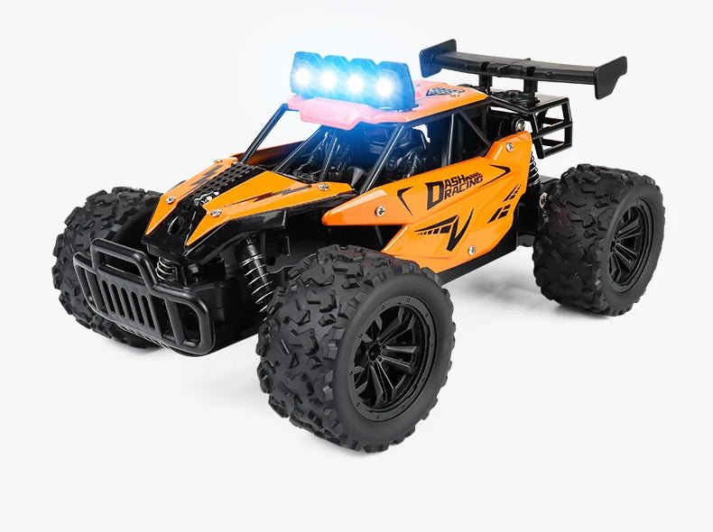 Remote Control Car RC Drift Racing 1:16 Vehicle Off Road Alloy 2.4G Radio High-Speed Trucks With LED Light Climbing Gift Kid Toy.