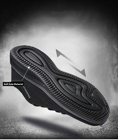 Men Running Shoes Breathable Light Comfortable Men's Casual Shoes Tenis Outdoor Slip On Walking Sneakers.