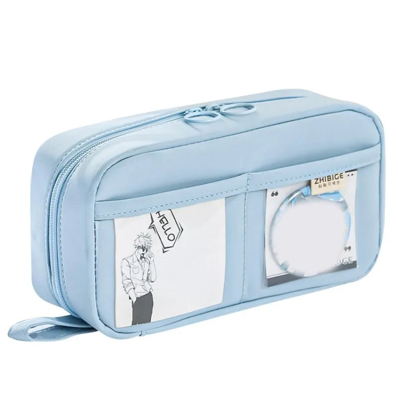 Neue weibliche Grundschule Mittels chüler Briefpapier Box mit hohem ästhetischen Wert Feder mäppchen und Feder mäppchen.