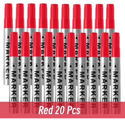 Permanenter Farbmarkierungsstift, wasserfester schwarzer Stift für Reifen, ölige Marker, schnell trocknender Signaturstift, Schreibwarenzubehör