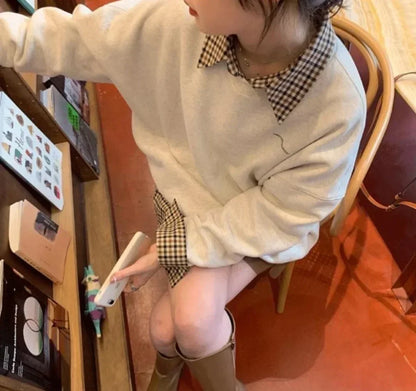 Fashion Casual Women's Plaid Shirt Autumn New Boutique Ladies Blouse and Tops Female Long Sleeve Blouses Clothes.