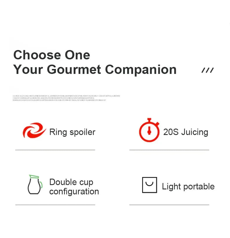 Portable Electric Fruit Juicer Wireless USB Rechargeable 6 Blades Mini Mixer Multifunction Summer Smoothie Blender Machine.