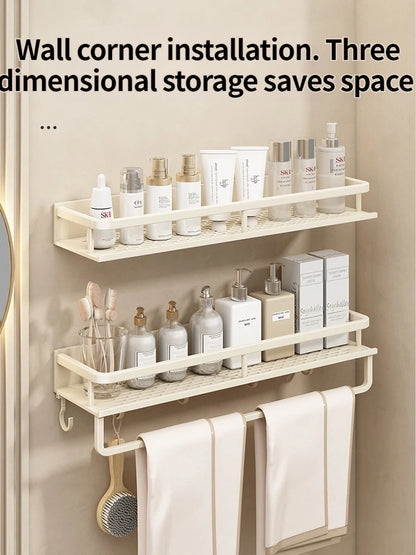 Gelb Weiß Eckregal Badezimmer Rack Regal Organizer Toilette Organizer Shampoo Rack Küche Lagerregal