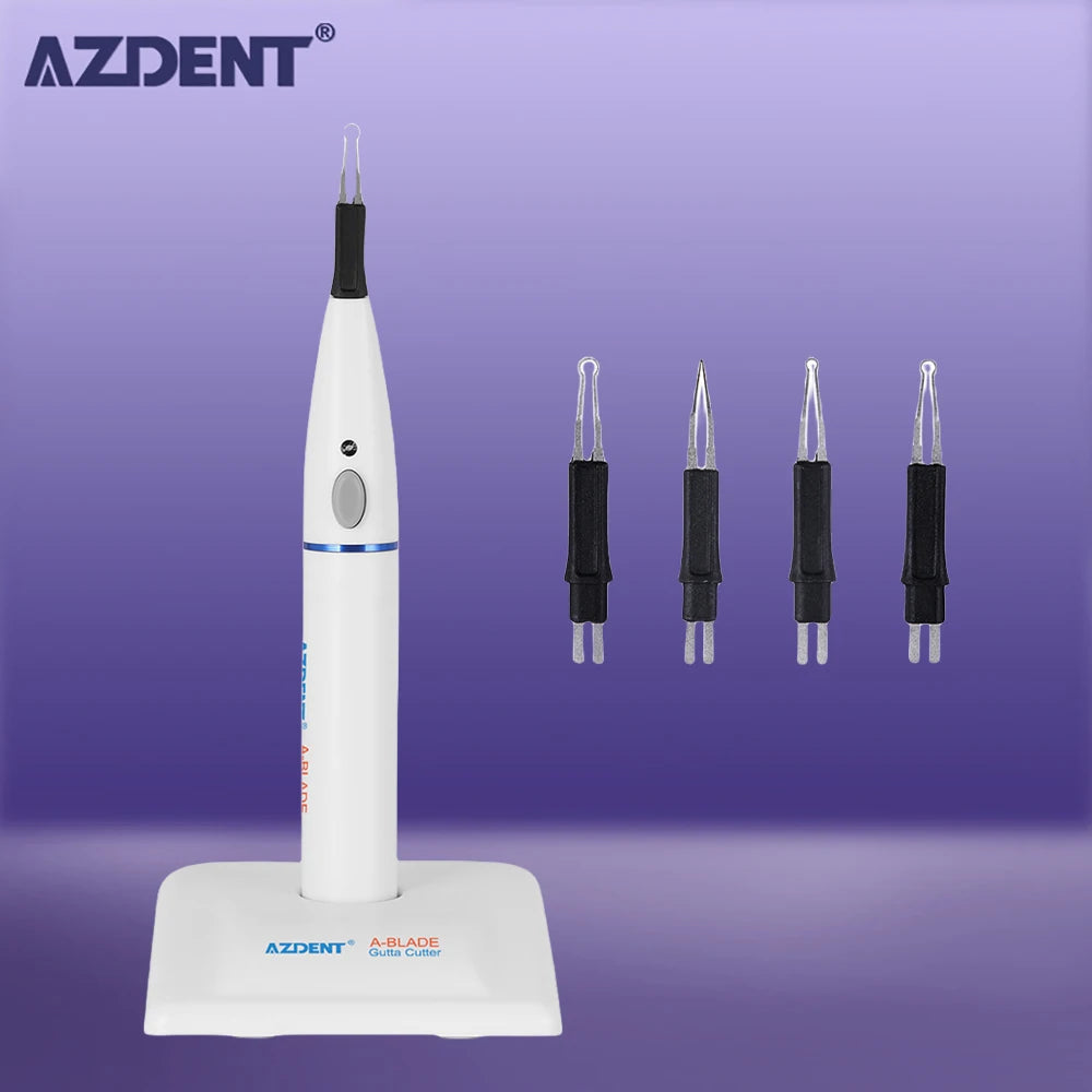 AZDENT Dental Endo Gutta Teeth Whitening Oral Hygiene Dental Equipment Tooth Gum Cutter Dental Cutta Percha with 4 Tips.