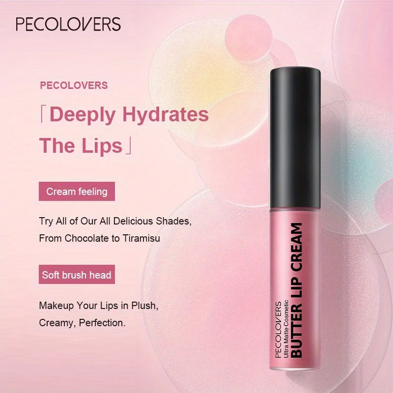 Long Lasting Butter Lip Gloss Lip Balm Liquid Lipstick Waterproof Lipstick Cosmetics Makeup Lipgloss for Women Girls.