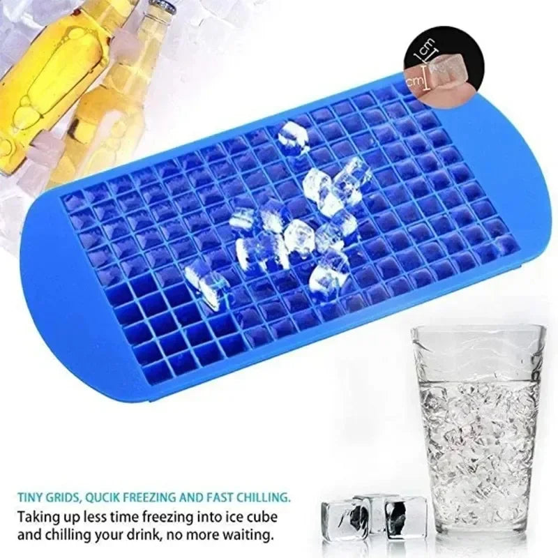 4/6/8/15/160 Grid Big Ice Tray Mold Giant Jumbo Large Food Grade Silicone Ice Cube Square Tray Mold DIY Ice Maker Ice Cube Tray.