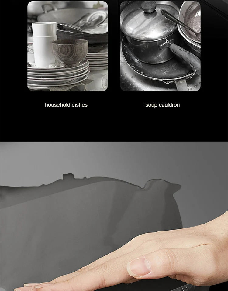 Waterfall Sink Large Single Slot Stainless Steel Kitchen Sink Embossed Washbasin Under The Basin Installation For Kitchen