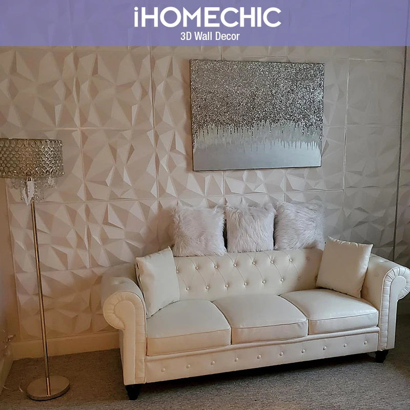 30x30cm Decorative 3D Wall Panel Diamond Stone Brick Living Room TV Background Decals Tile Mold 3D wall sticker bathroom kitchen