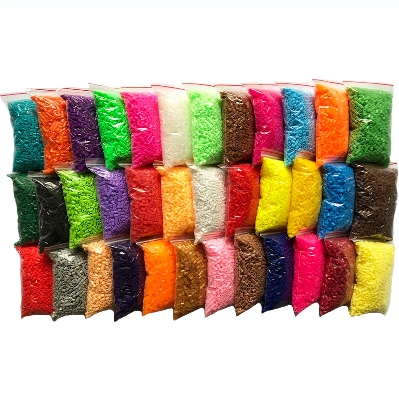 Fuse Beads 5mm 1000pcs 36 Color Pearly Iron Beads for Kids Hama Beads Diy Puzzles High Quality Children Handmade Gift Perler Toy.