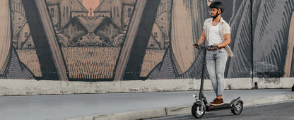 JOYOR Y8-S Electric Scooter 500W EScooter 48V 26 Ah Speed 20km/h Range 55-75km 10” Inflatable Tires Electric Scooters with ABE.