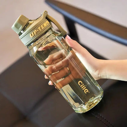 860ML High Quality Tritan Material Water Bottle With Filter Portable Durable Gym Fitness Outdoor Sport Drinking Bottle.