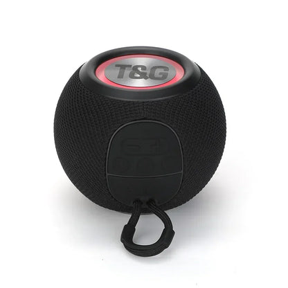 T&G TG337 Bluetooth Speaker Portable TWS Wireless Mini Bass Boombox LED Loudspeaker IPX7 Outdoor Music Player Support BT AUX FM