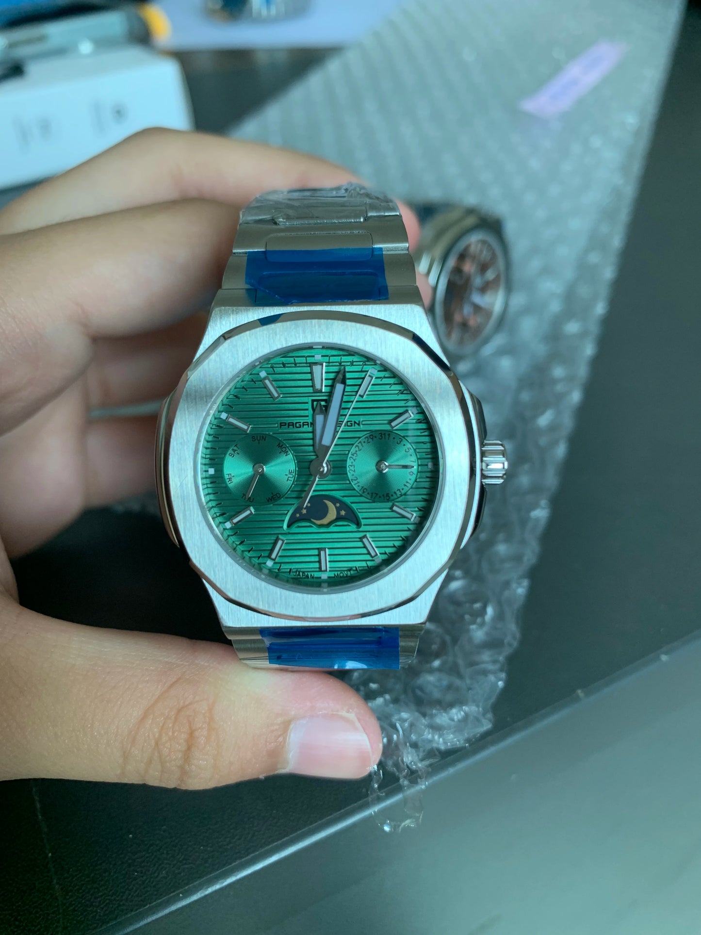 PAGANI DESIGN  Women's Watches Luxury Quartz Watch For Women Multifunctional Chronograph Moon Phase Automatic Date Ladies Watch