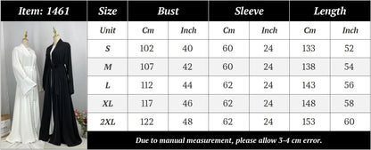 Ramadan Eid Mubarak Open Black White Muslim Modest Kimono Abaya Damen Dubai Islam Women Kebaya Kaftan Robe Femme Musulmane.